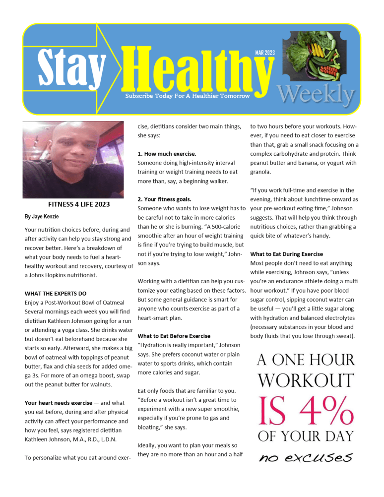 StayHealthyWeekly.org