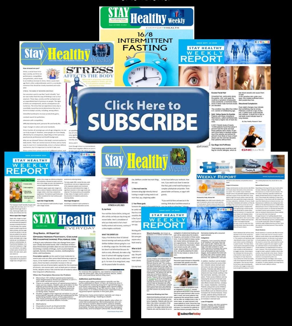 Subscribe Today For A Healthier&nbsp;Tomorrow!