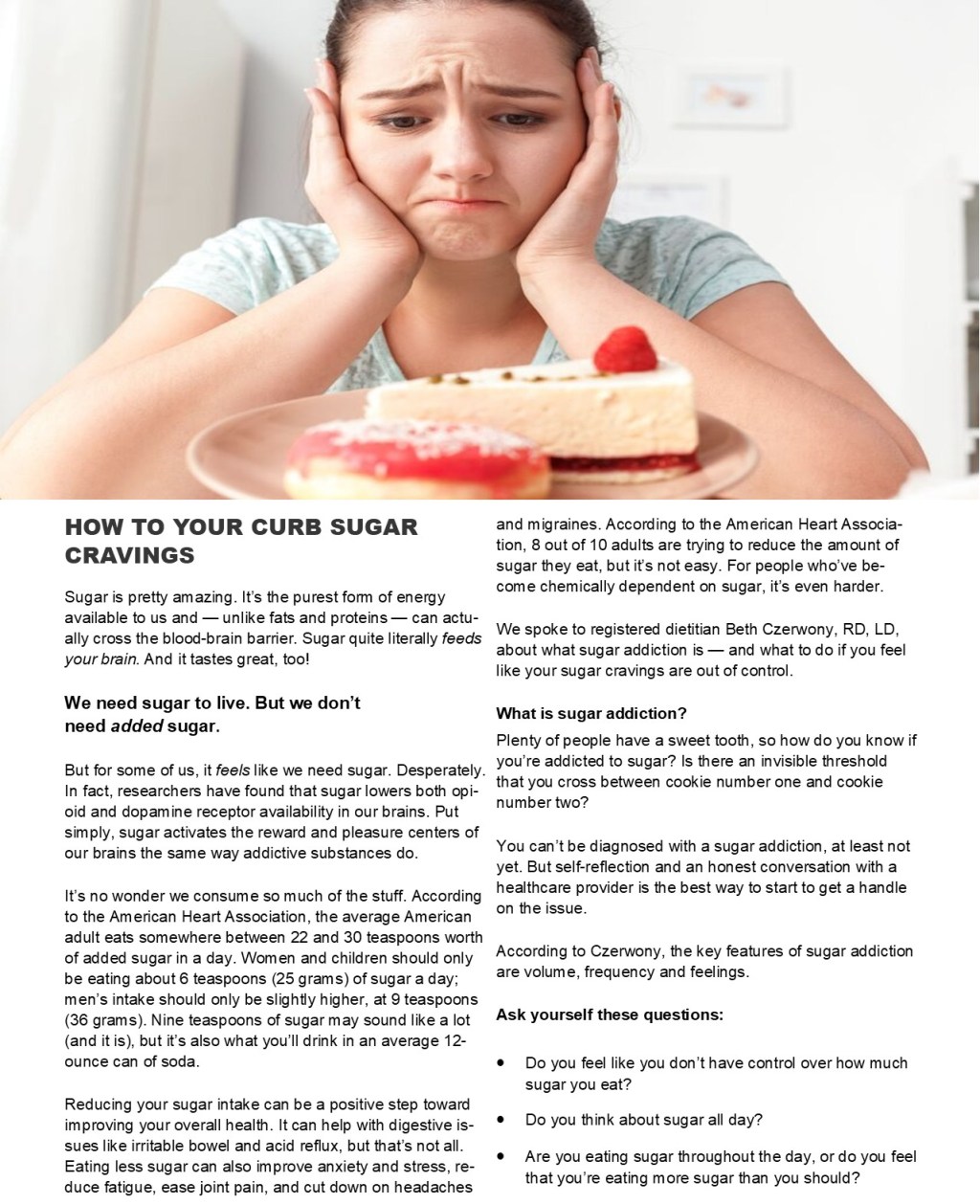 HOW TO YOUR CURB SUGAR&nbsp;CRAVINGS