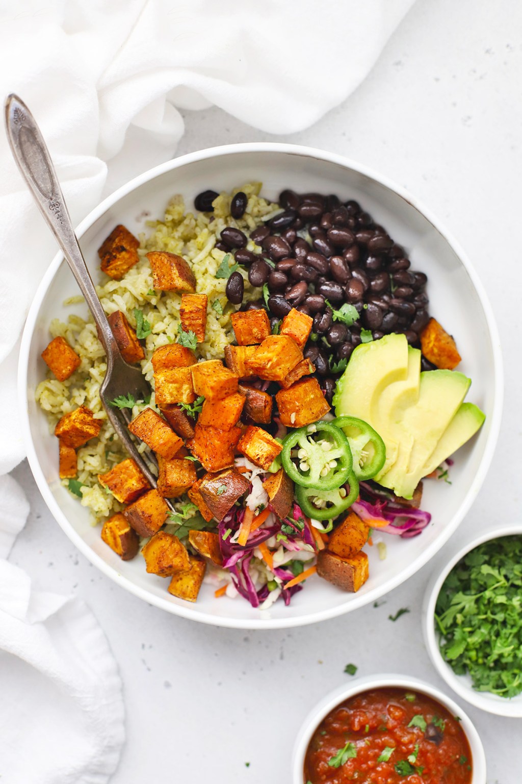 High-Protein Sweet Potato Bowl with Chipotle Sauce –&nbsp;MBeeBlogs