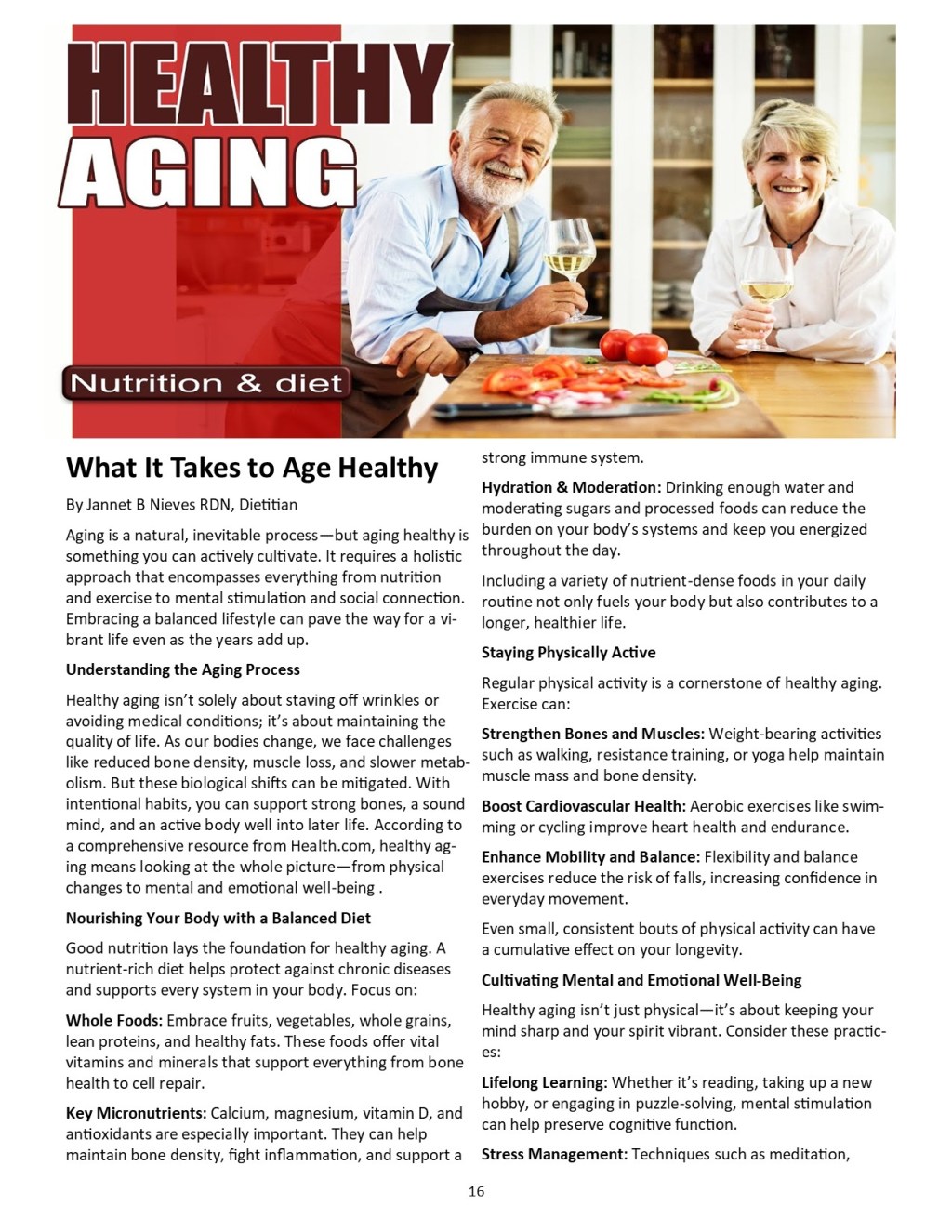 What It Takes to Age Healthy- Here’s what you need to know&nbsp;now