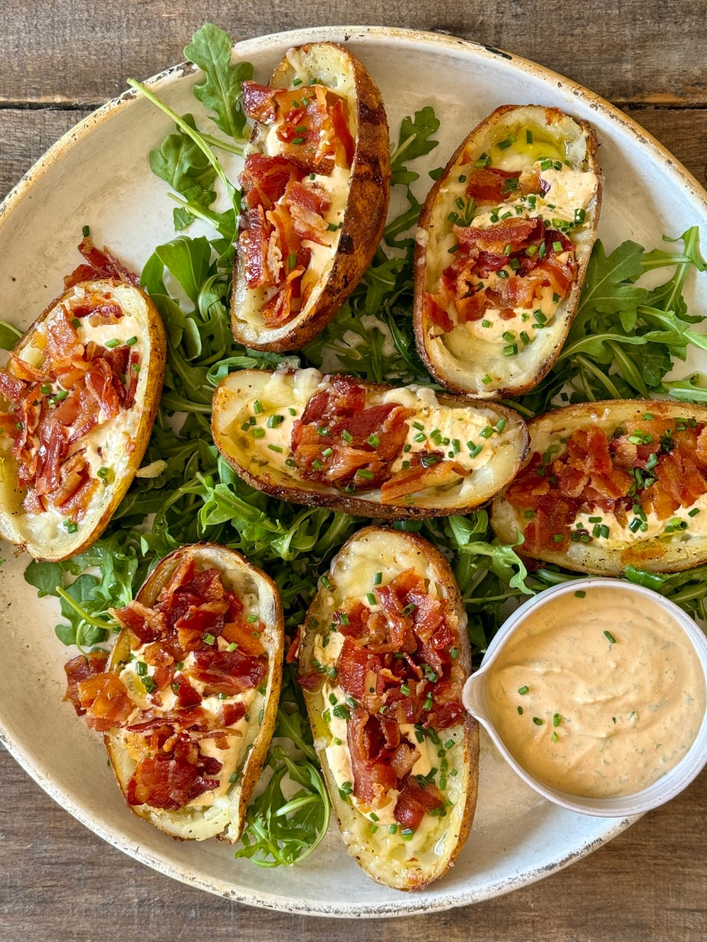 Loaded Bacon and Cheddar Potato Skins – Simply Great&nbsp;Recipes